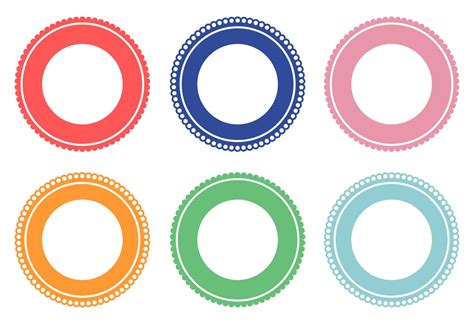 Round Printable Labels