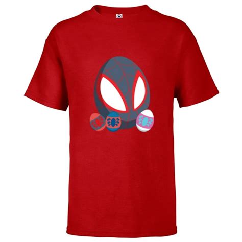 Marvel Spider-Man Miles Morales & Friends Toony Easter Eggs - Short Sleeve T-Shirt for Kids ...