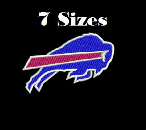 Buffalo Bills Team NFL Logo Digital Embroidery Design File 7 | Etsy