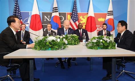Kishida, Yoon debut at NATO, casting shadow on Asian peace - Global Times