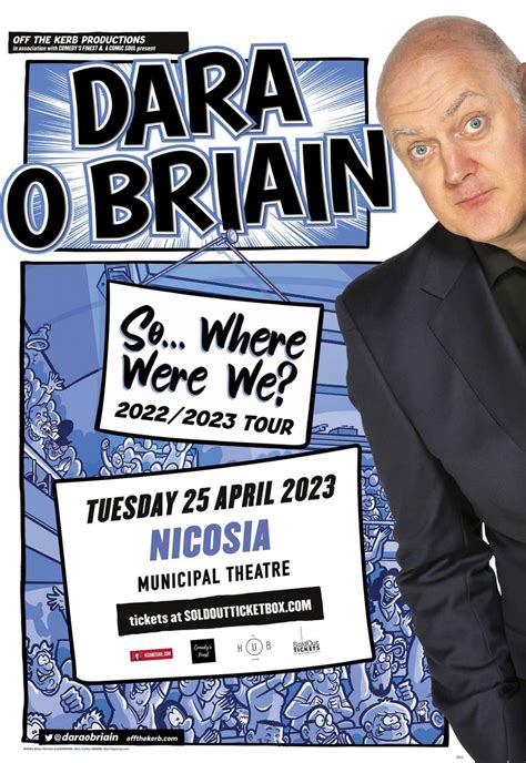 DARA O BRIAIN - The world-class stand-up comedian is back on tour, with a brand new show and ...