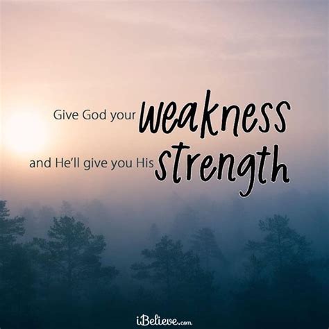 Let us come to God with all our weaknesses and trust Him for ...