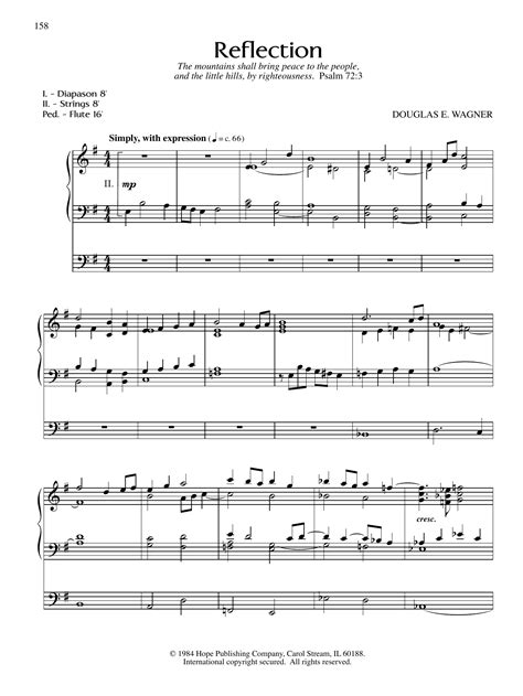 Reflection | Sheet Music Direct