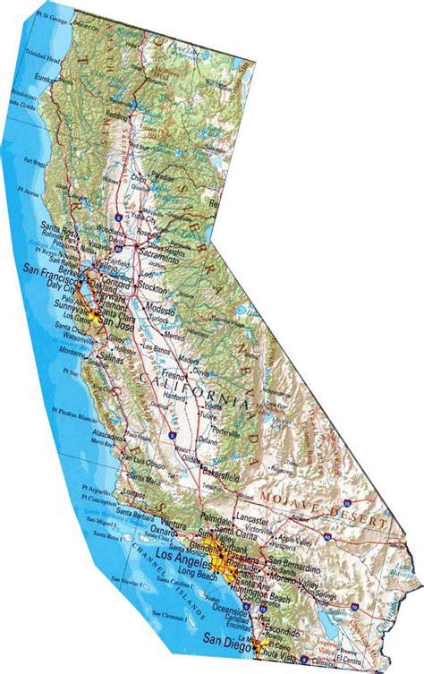 Map of California | California state | USA | Maps of the USA | Maps collection of the United ...