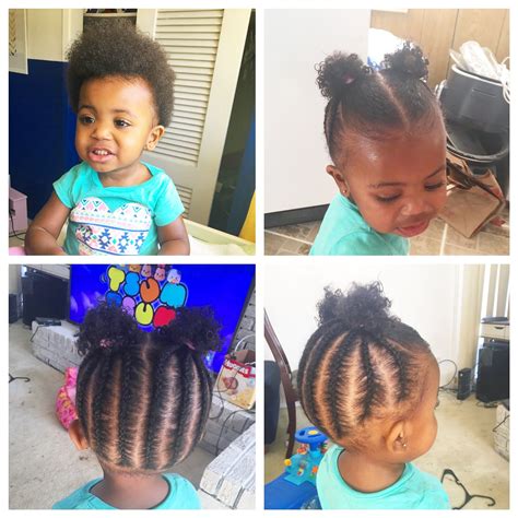 Toddler natural hairstyles Black Baby Girl Hairstyles, Toddler Braided ...