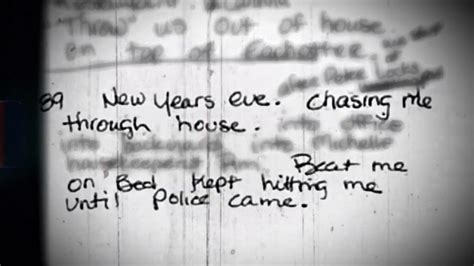 Nicole Brown Simpson wrote in her diary about being 'hit,' 'chased ...