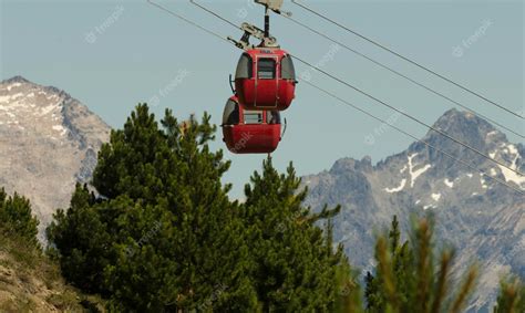 Premium Photo | Cerro otto cable car with mountains and lake in the background 1 kilometer from ...