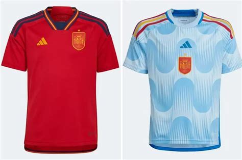 Spain National Team Away Jersey Shirt Blue 2022-23 Player Pedri ...