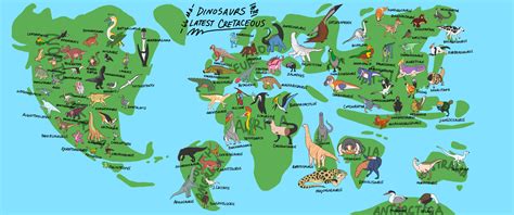 All dinosaurs and pterosaurs that lived right before the asteroid! [OC] : r/Dinosaurs