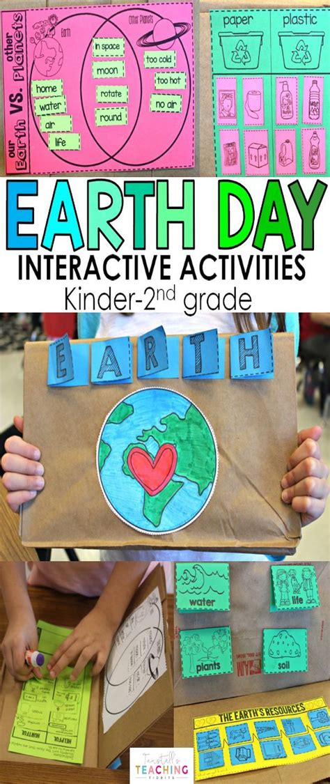 Hands-on, engaging, interactive Earth Day science activities that will fit in a science journal ...