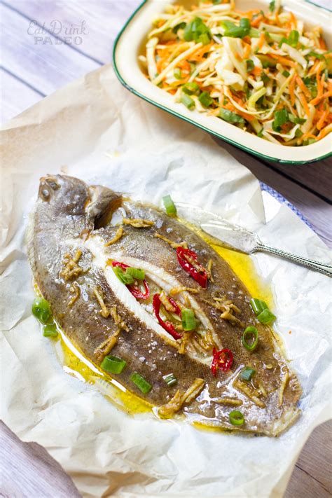 Baked Lemon Sole With Ginger & Chilli Sauce - GetSlimThin