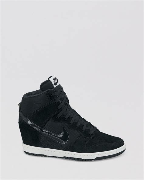 Nike Lace Up High Top Wedge Sneakers Womens Dunk Sky Hi Essential in ...