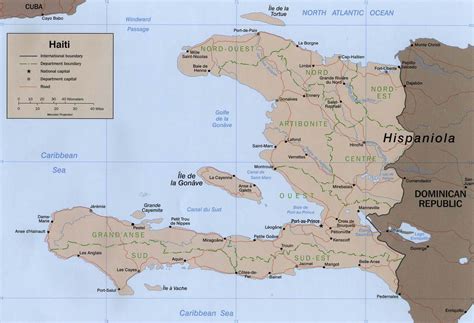 Haiti Regions Map