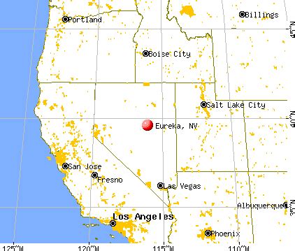 Eureka, Nevada (NV) profile: population, maps, real estate, averages, homes, statistics ...