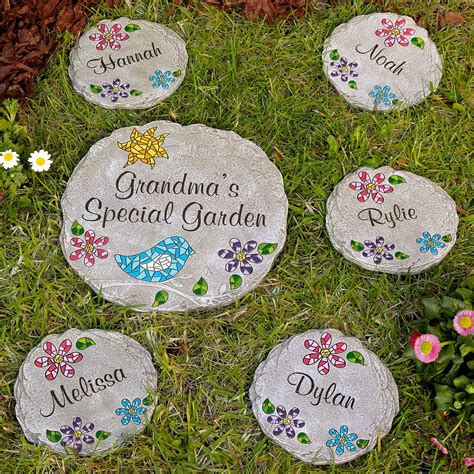 Personalized Garden Stones With Pictures: It's Our World