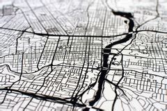 Louisville Skyline Silhouette Art Prints – Modern Map Art