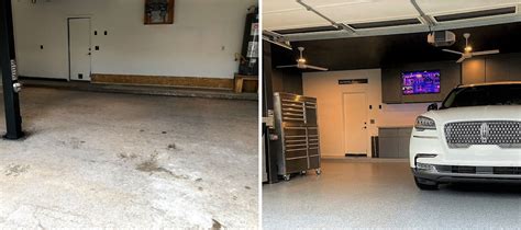 epoxy-garage-floor-paint-before-and-after - GarageFloorCoating.com