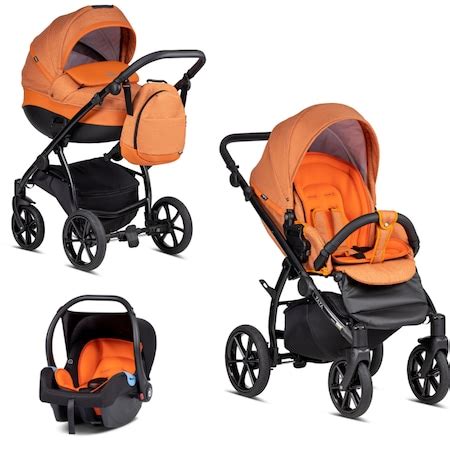 Carucior pentru copii Buba Zaza 3in1, 364 Orange Review & Pareri