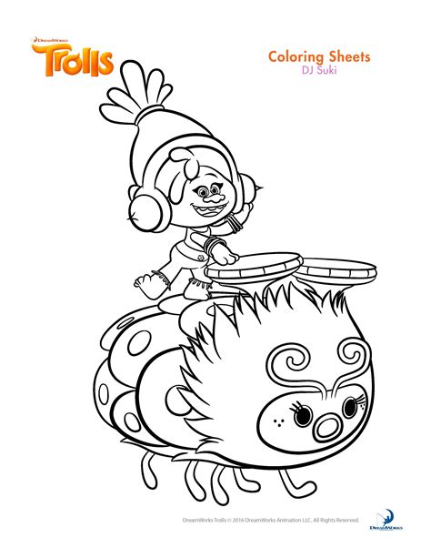 Trolls Movie Coloring Pages - Best Coloring Pages For Kids