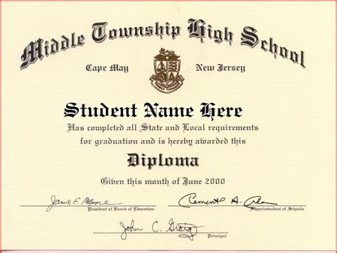 Printable Fake Ged Certificate For Free - Free Printable