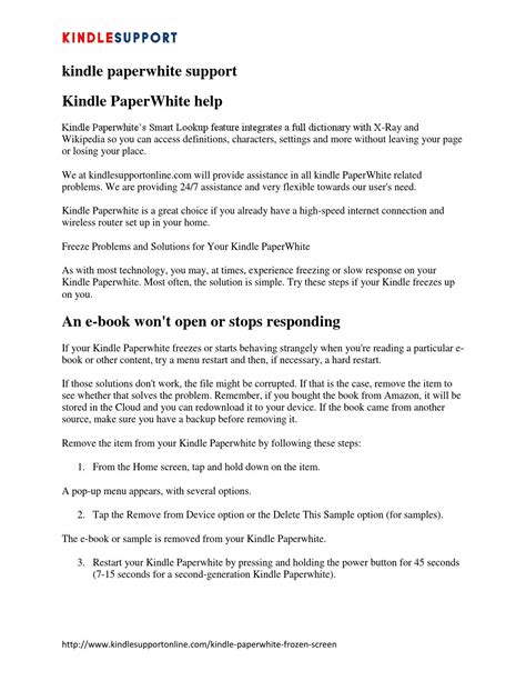 Kindle paperwhite support by Kindlesupport - Issuu