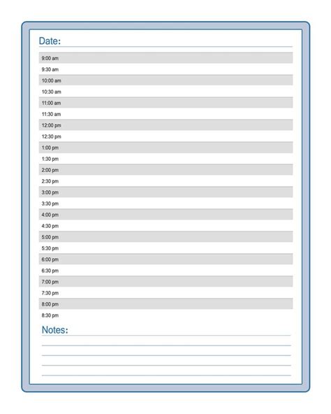 Free+Printable+Daily+Planner+Calendar+Template | Daily calendar ...