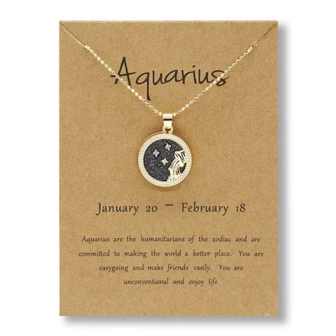 Aquarius Necklace - Etsy