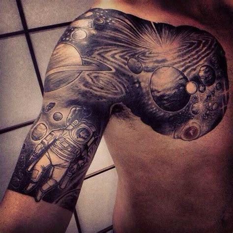 50 Earth Shattering Space Tattoos That Are Literally Out Of This World ...