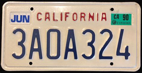 CALIFORNIA License Plate;Condition is New. - seensociety.com