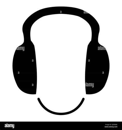Symbol wear ear protection Sign Isolate On White Background,Vector Illustration EPS.10 Stock ...