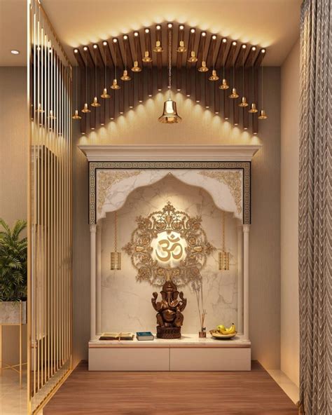 20+ Divine Pooja Room Design (Mandir Design) Ideas For Indian Homes - Wittyduck