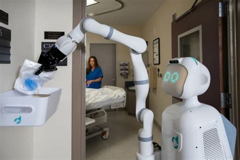 Meet Moxi, a robotic nurse assistant with heart eyes