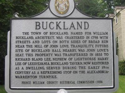 Buckland - Virginia Historical Markers on Waymarking.com