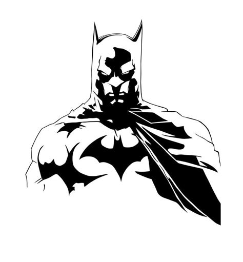 Batman Black And White by *LarsEliasNielsen on deviantART | Batman ...