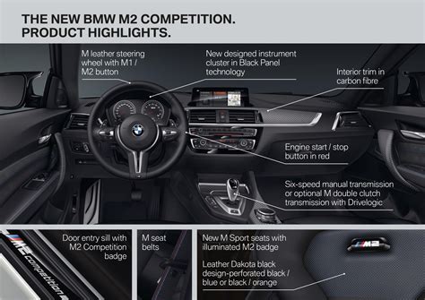 2018 BMW M2 Competition-interior highlights