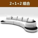 Top Grain Genuine Leather Sofa with Corner Sectional Modern Italian ...