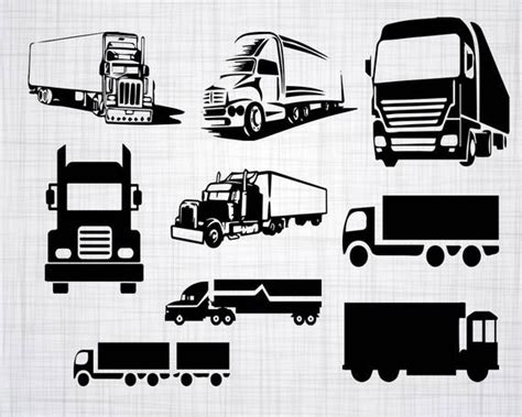 Truck SVG Bundle Truck SVG Truck Clipart Cut Files For | Etsy