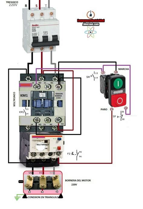 Single Phase Contactor Wiring Diagram A1 A2