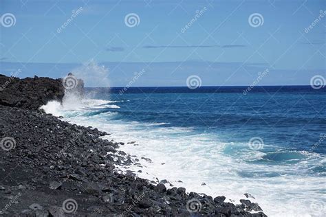 Pohoiki Black Sand Beach on the Big Island of Hawaii. One of the Newest Beaches in the World ...