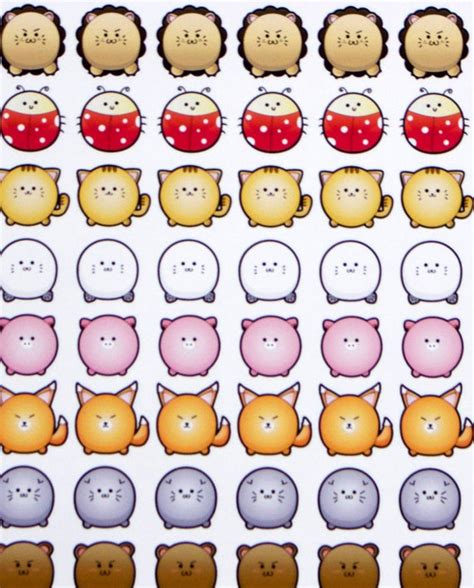 Tsum Tsum Animals Tsum Cuties Stickers ECLP Erin Condren