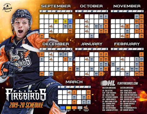 Record 19 Saturday Nights Highlight Firebirds’ 2019-20 OHL Schedule ...