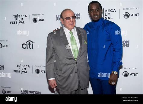 Clive Davis, left, and Sean "Diddy" Combs attend the "Can't Stop, Won't Stop: The Bad Boy Story ...