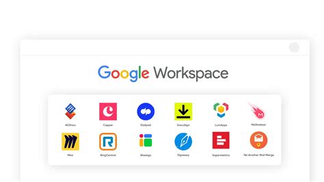 Google lists their recommended third-party apps for Google Workspace