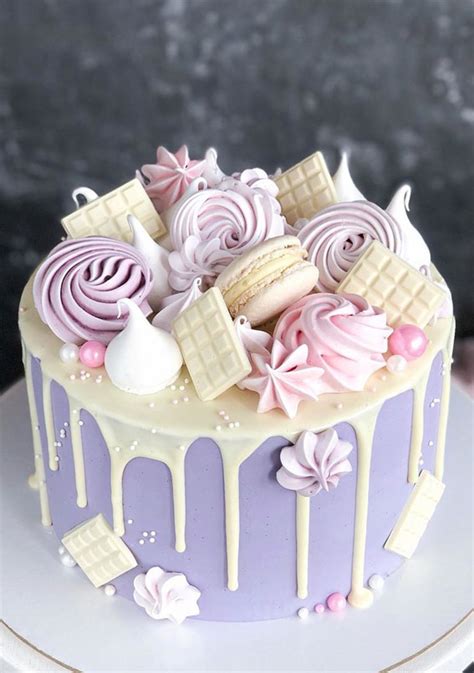 49 Cute Cake Ideas For Your Next Celebration : Lavender Cake