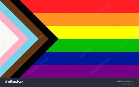 New Lgbtq Rights Pride Flag Stock Vector (Royalty Free) 1764284192 ...