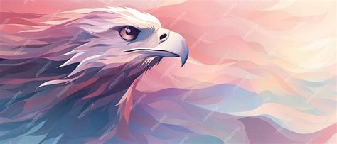 Premium Photo | Eagle Abstract Wallpaper Soft Background with Cute Feather Patterns