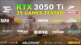 RTX 3050 Ti Laptop Gaming Test - 25 Games Tested in 202... | Doovi