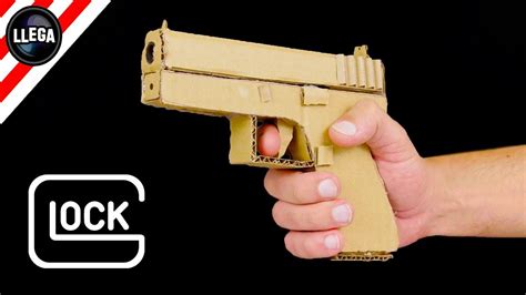 HOW TO MAKE A GLOCK 17 PISTOL FROM CARDBOARD – Tips and tricks - YouTube