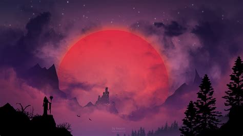 Dracula Castle Illustration Fantasy Wallpaper,HD Fantasy Girls Wallpapers,4k Wallpapers,Images ...