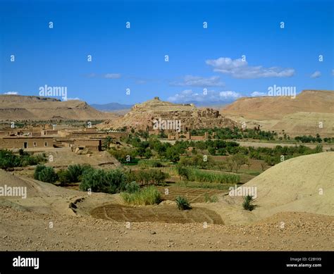 Ait Benhaddou Atlas Mts Area Morocco Stock Photo - Alamy